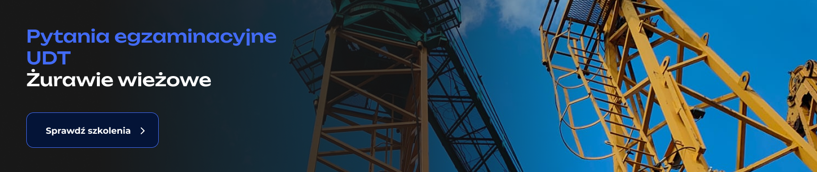 pytania udt żurawie wieżowe
